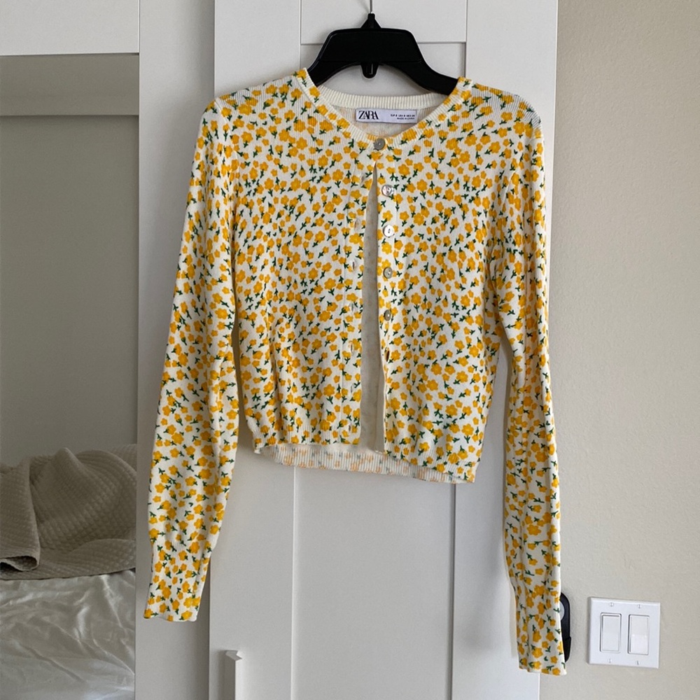 Floral cardigan